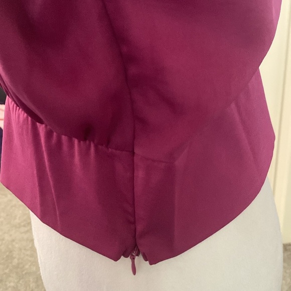 Venus Pink Elegant Magenta Women's Long Sleve Top Blouse size 10 - Picture 4 of 8